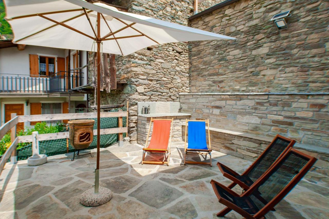 Allo Villo Lovely Apartment Ostana Exterior foto